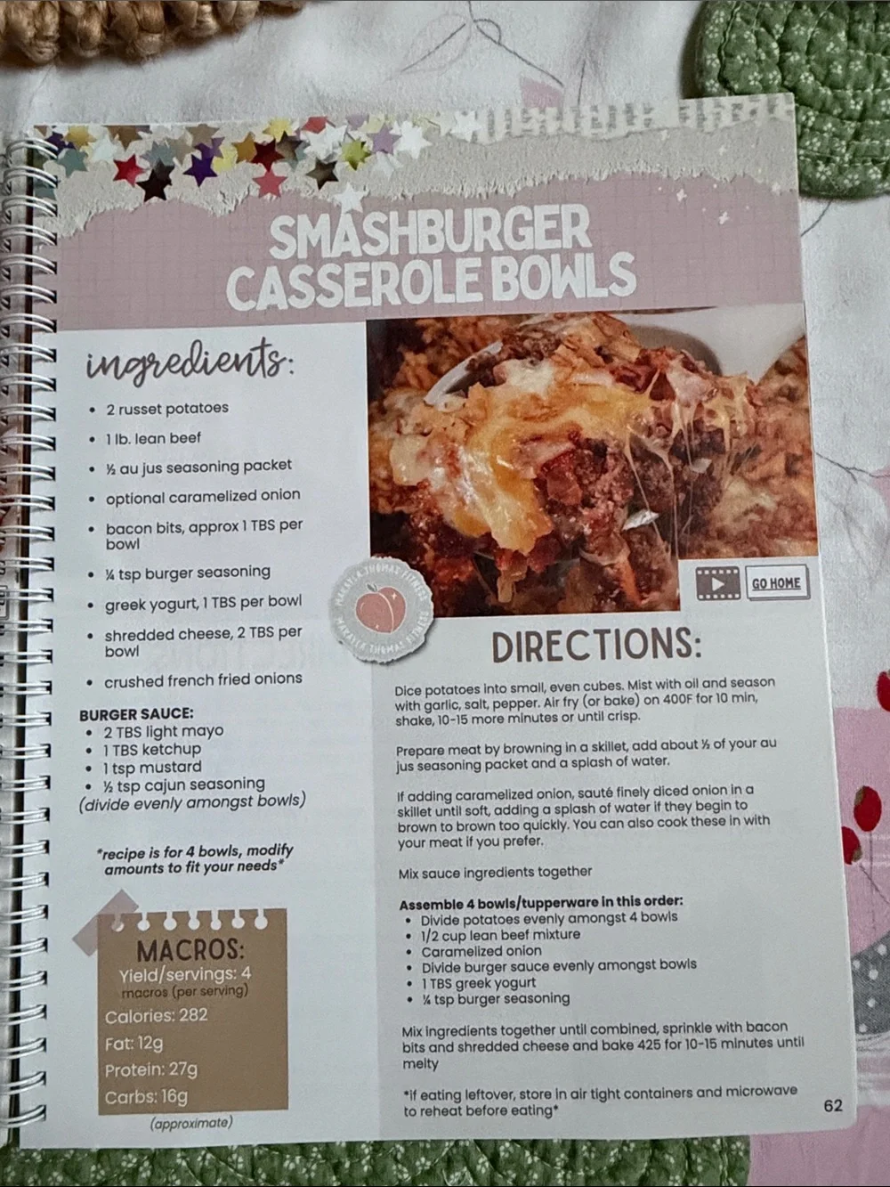 Fit & Fed Makayla Thomas color Cookbook